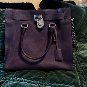 Michael Kors Dark Purple Shoulder Bag